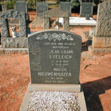 EVELEIGH Jean Lilian 1938-1947 :: NIEUWENHUIZEN Maggie -1949