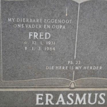 ERASMUS Fred 1931-1984