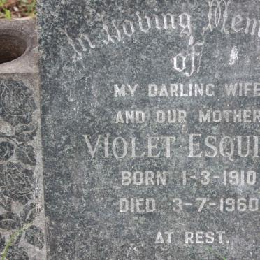 ESQUINO Violet 1910-1960