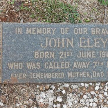 ELEY John 1914-1952