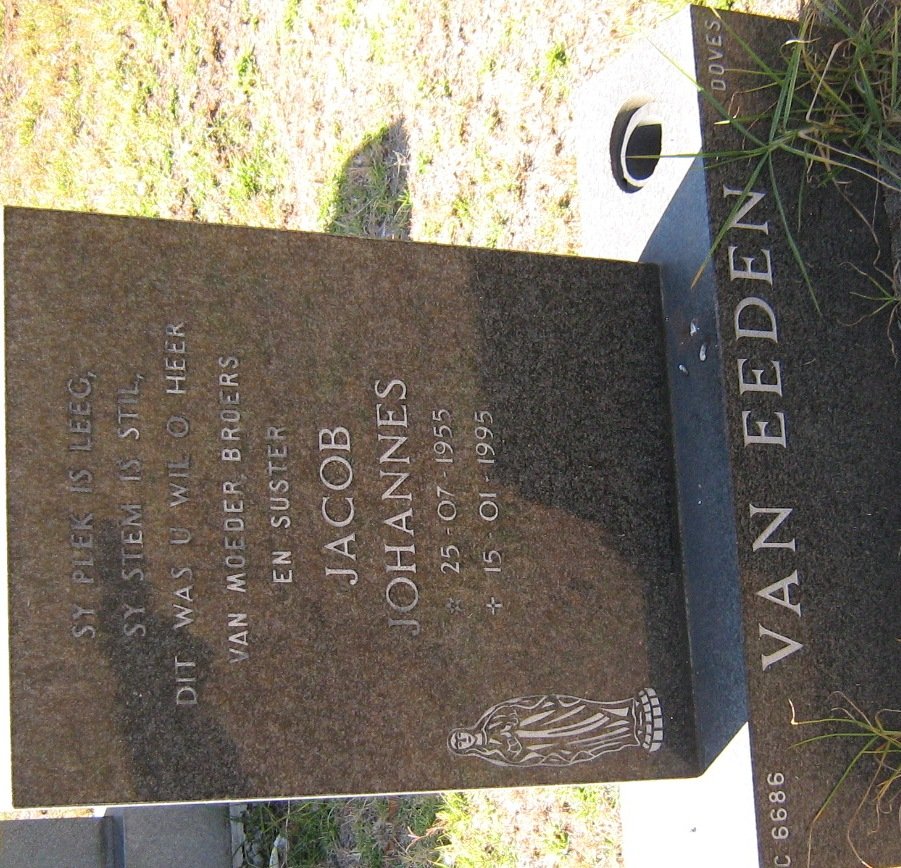 EEDEN Jacob Johannes, van 1955-1995