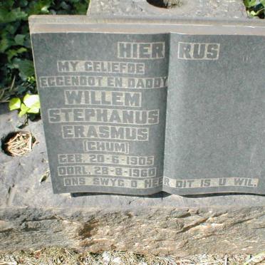 ERASMUS Willem Stephanus 1905-1960