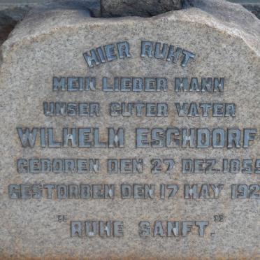 ESCHDORF Wilhelm 1855-1926