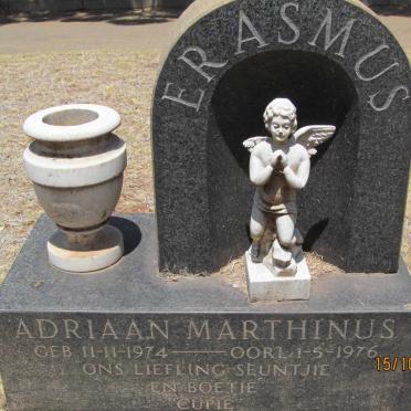 ERASMUS Adriaan Marthinus 1974-1976
