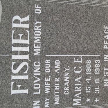FISHER Maria C.E. 1908-1983