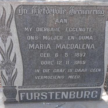 FURSTENBURG Maria Magdalena 1897-1969