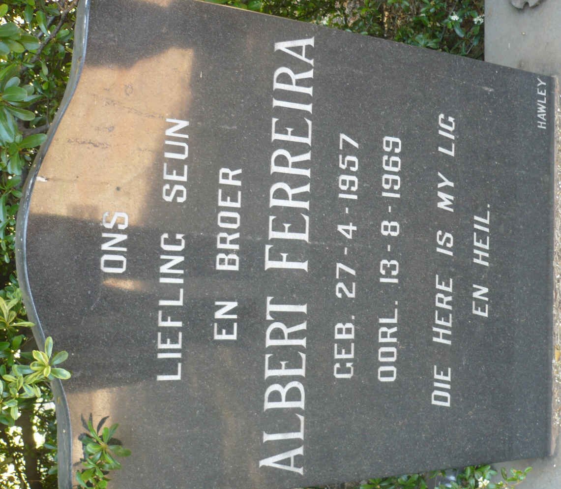 FERREIRA Albert 1957-1969