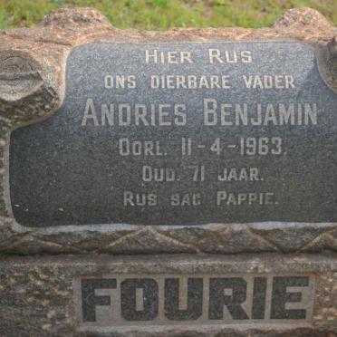 FOURIE Andries Benjamin -1963