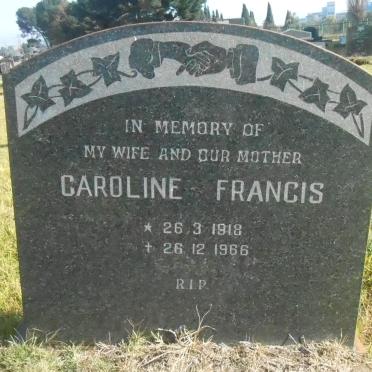 FRANCIS Caroline 1918-1966