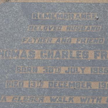 FRASER Thomas Charles 1885-1950