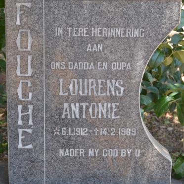 FOUCHÉ Lourens Antonie 1912-1969