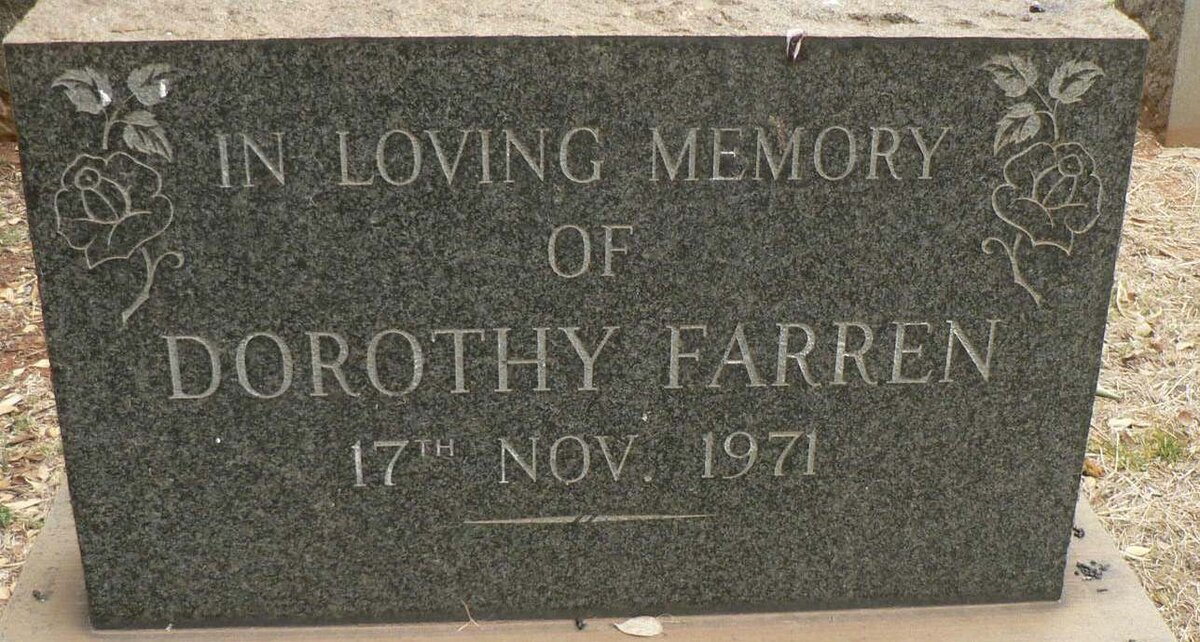 FARREN Dorothy -1971