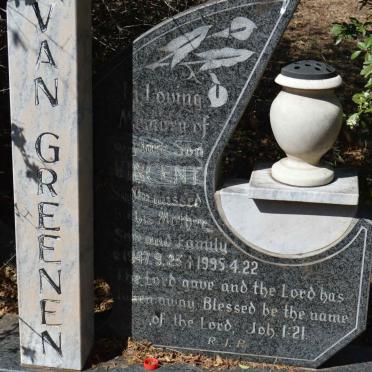 GREENEN Vincent, van 1947-1995