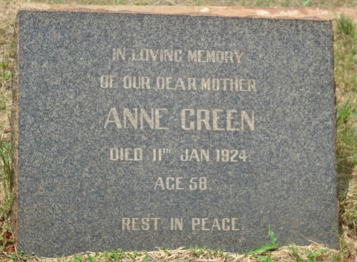 GREEN Anne -1924