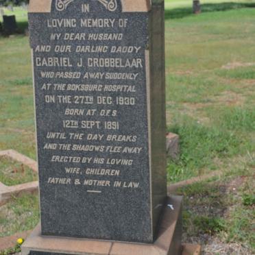 GROBBELAAR Gabriel J. 1891-1930