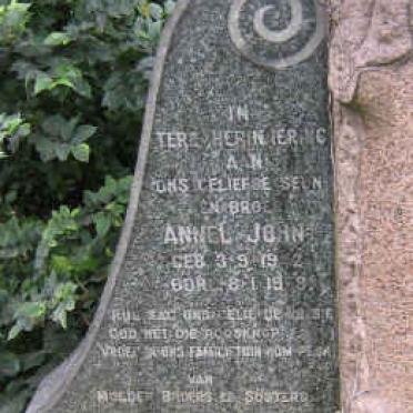 GREUNEN Annel John, van 1942-1958