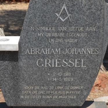 GRIESSEL Abraham Johannes 1918-1969