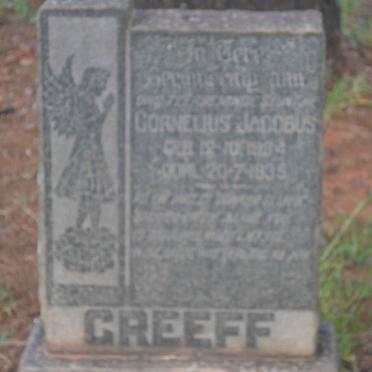 GREEFF Cornelius Jacobus 1934-1935
