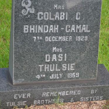 GAMAL Golabi C., Bhindah -1929 :: THULSIE Dasi -1969