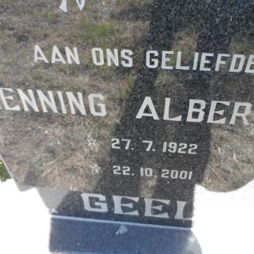 GEEL Henning Albertus 1922-2001