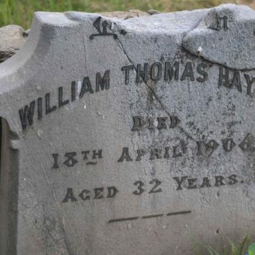 HAYES William Thomas -1906