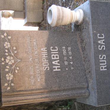 HABIG Sophia 1904-1976