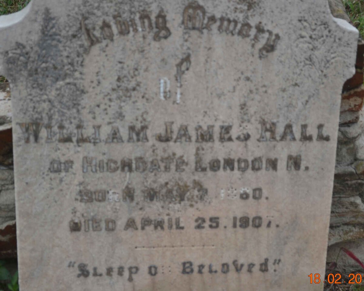 HALL William James 1860-1907