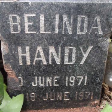 HANDY Belinda 1971-1971