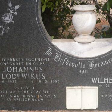 HEERDEN Johannes Lodewikus, van 1935-1985 &amp; Elizabeth Wilhelmina Catharina 1935-