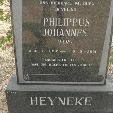HEYNEKE Philippus Johannes 1932-2001