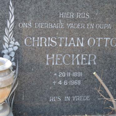 HECKER Christian Otto 1891-1968