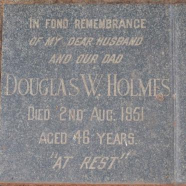 HOLMES Douglas W. -1951