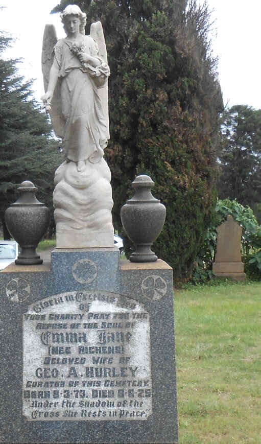 HURLEY Emma Jane nee RICHENS 1873-1925