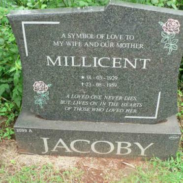JACOBY Millicent 1929-1959