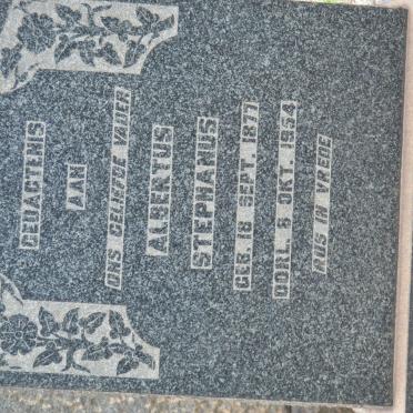 JACOBS Albertus Stephanus 1877-1954