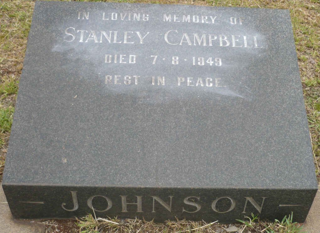 JOHNSON Stanley Campbell -1949