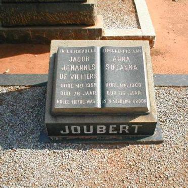 JOUBERT Jacob Johannes de Villiers  -1959 &amp; Anna Susanna  -1960