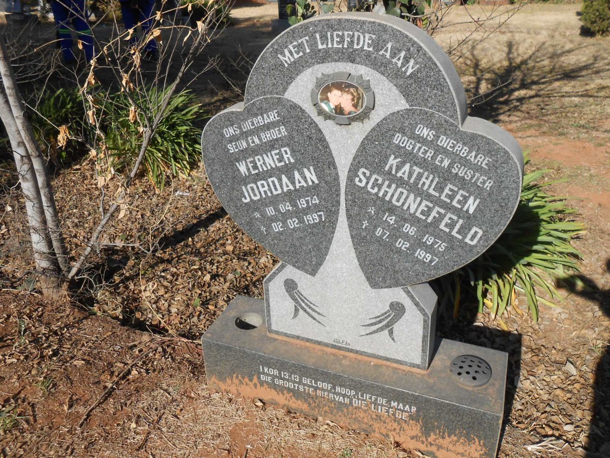 JORDAAN Werner 1974-1997 :: SCHÖNEFELD Kathleen 1975-1997