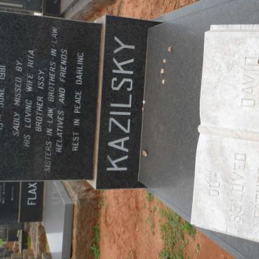 KAZILSKY Bennie -1981