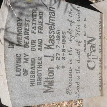 KASSELMAN Milton J. 1951-1985