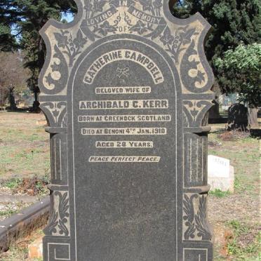 KERR Catherine Campbell -1910