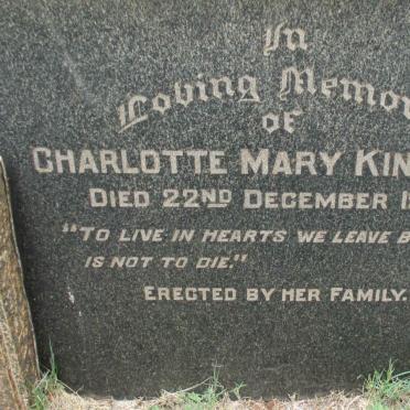 KINGSLEY Charlotte Mary -1938