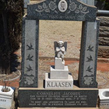 KLAASEN Cornelius Jacobus 1953-1963