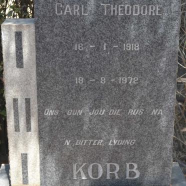 KORB Carl Theodore 1918-1972