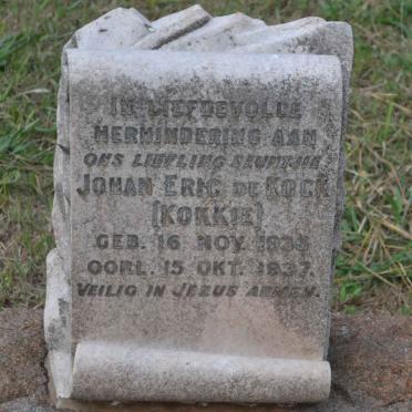 KOCK Johan Eric, de 1936-1937