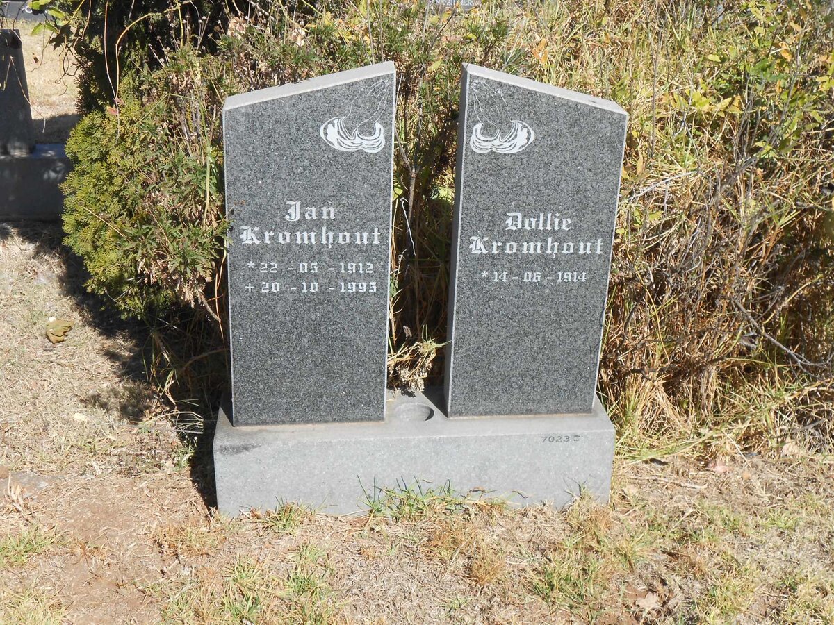 KROMHOUT Jan 1912-1995 &amp; Dollie 1914-