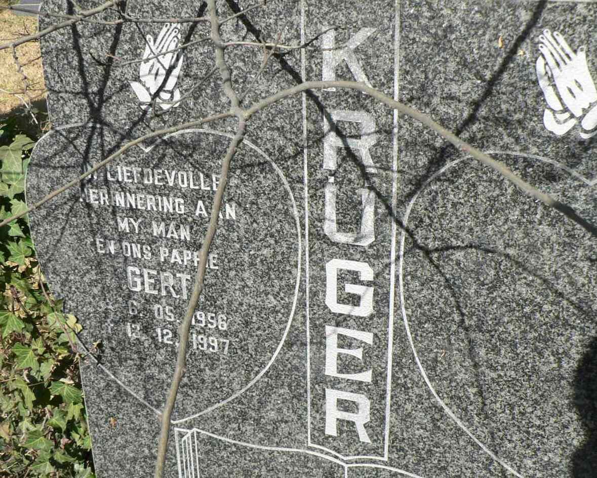 KRÜGER Gert 1956-1997