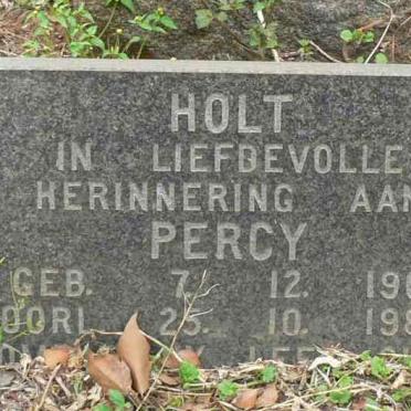 HOLT Percy 1908-1982