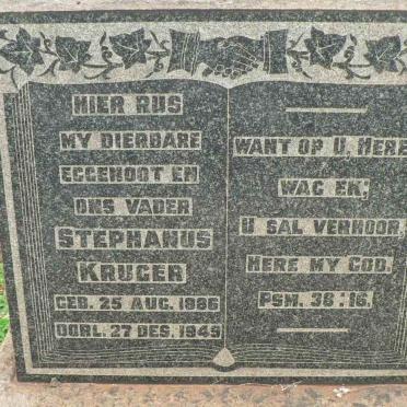 KRUGER Stephanus 1886-1949