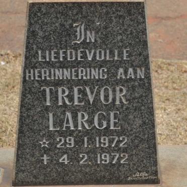 LARGE Trevor 1972-1972